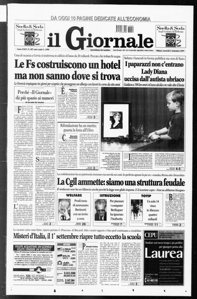 Il giornale : quotidiano del mattino